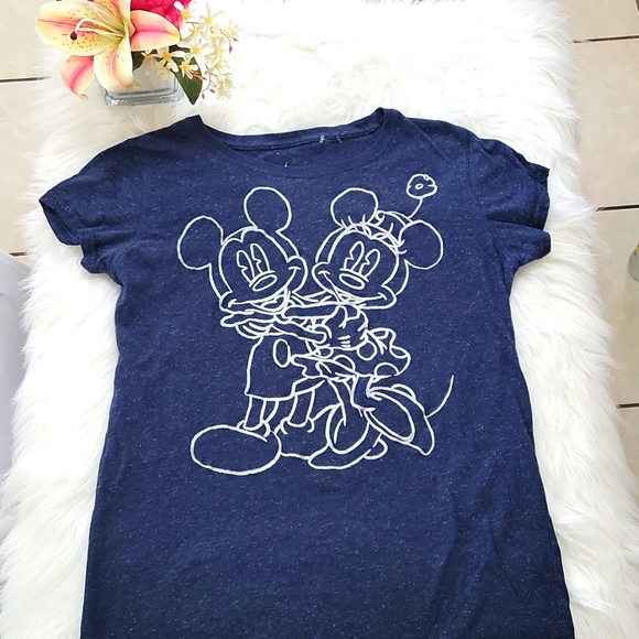 Disney Tops - Disney Parks T-shirt Womens Navy Blue